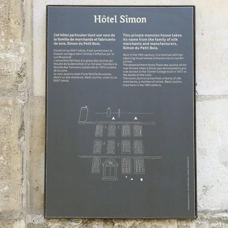 Spacieux studio, hôtel particulier en hypercentre Tours Exterior foto
